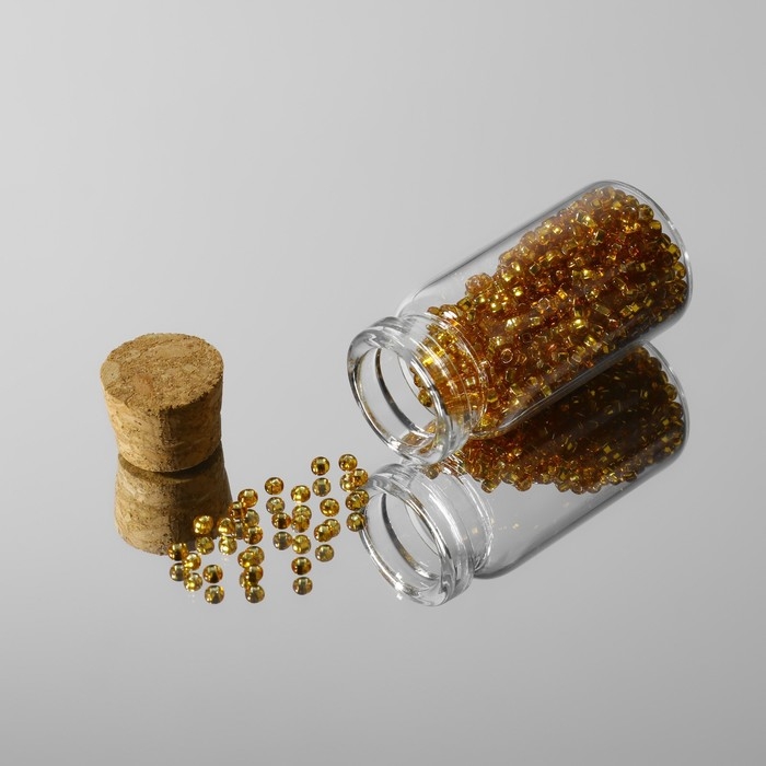 Баночки для хранения бисера, d = 2 &times; 4 см, 5 шт