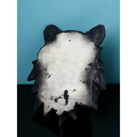 Настенная фигура &laquo;Голова льва&raquo;, полистоун, 50 см, цвет чёрный матовый