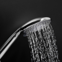 Душевая лейка ZEIN Z0502, 5 режимов, средняя, d=95 мм, пластик, цвет хром