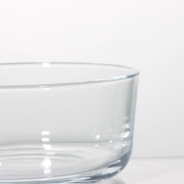 Контейнеры стеклянные с крышкой Доляна &laquo;Коралл&raquo;, 390/530 мл