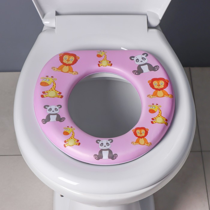 Сиденье для унитаза детское Доляна &laquo;Зверята&raquo;, 27&times;29 см