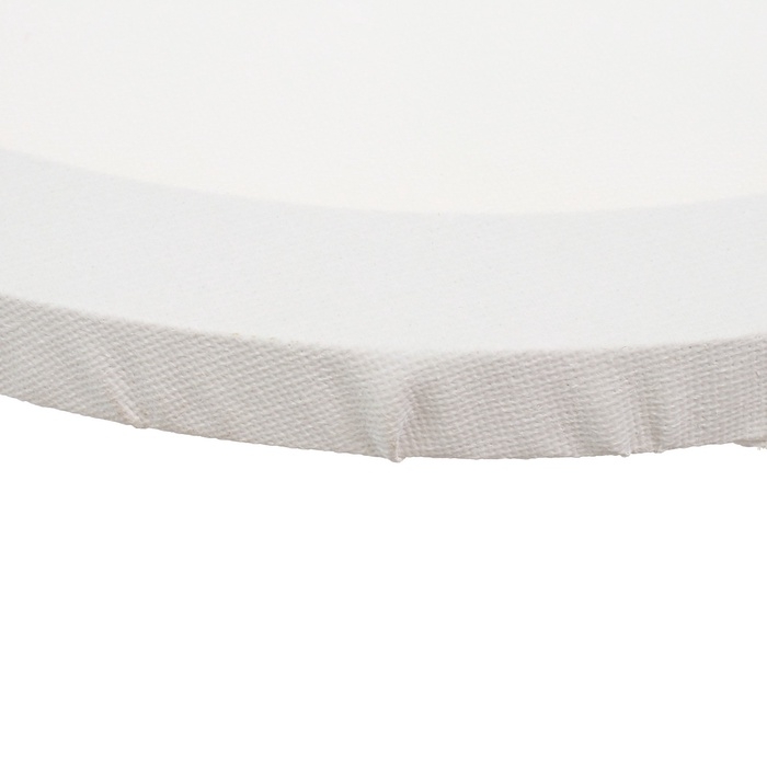 Холст на подрамнике круглый d-30 см, хлопок 100%, грунт акриловый, 1,5*30 см, мелкозернистый, 280г/м&sup2;