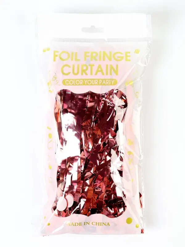 Занавес для фотозоны &laquo;Дождик&raquo; цвет розовое золото, 1*2 м