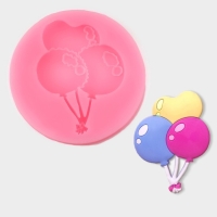 Молд &laquo;Шарики&raquo;, силикон, d=6,5 см, цвет розовый