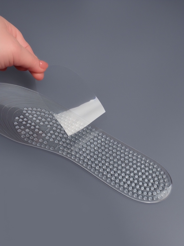 Стельки (полиэстер, силикон) на кл осн универс 36-45р-р 28,5см (пара) прозрач пак SS