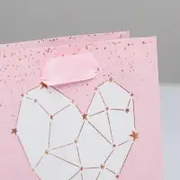 Пакет подарочный крафтовый, упаковка, &laquo;Ты моя Вселенная&raquo;, S 12 х 15 х 5.5 см