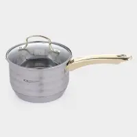 Ковш 1,8 л с/кр "ЭЛИС ГОЛД" ф16х10,5 см, клеп.ручки