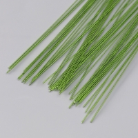 Проволока для изготовления искусственных цветов "Зелёная хром" длина 40 см сечение 0,7 мм набор 50 ш