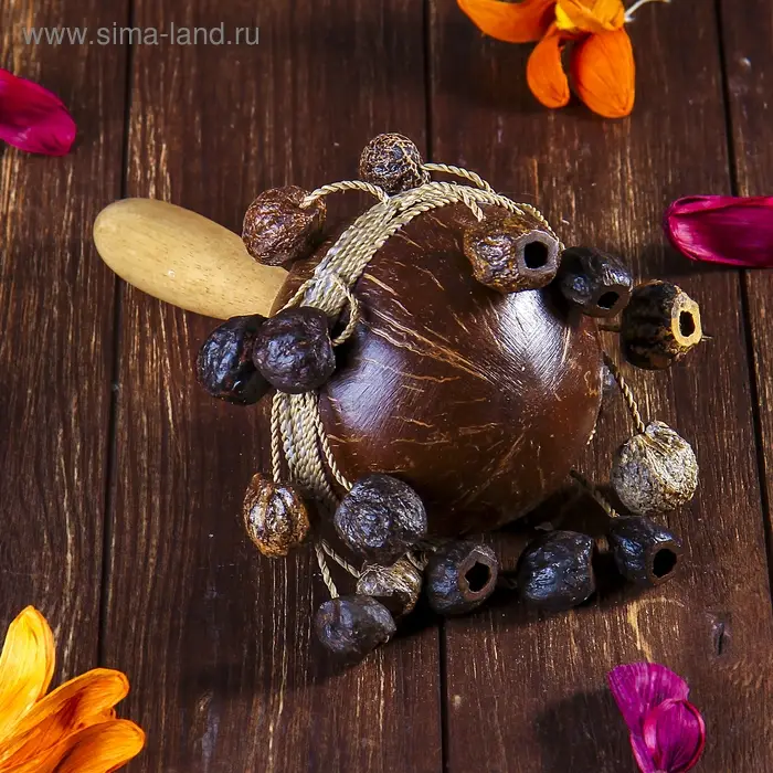 Сувенирный музыкальный инструмент "Маракас" 24х16х16 см