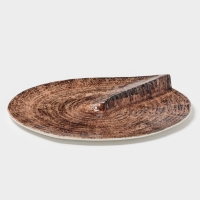 Блюдо для подачи Magistro "Wood" 28см 27.8х27,5х3 см