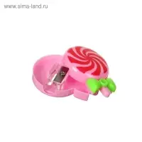 Точилка с контейнером &laquo;Леденец&raquo;, МИКС