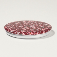 Зеркало складное &laquo;Цветочная поляна&raquo;, d = 7,5 см, с увеличением, цвет МИКС