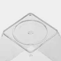 Форма пластиковая одноразовая для фуршета &laquo;Брюссель&raquo;, 150 мл, прозрачая