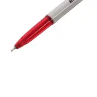 Ручка шариковая ErichKrause Slender Stick Grey, Super Glide, 0.7 мм, красная