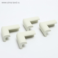 Защитные накладки на углы, 4 шт., цвет белый, Крошка Я