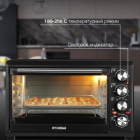 Мини-печь MIO-HY086 38л. 1600Вт черный