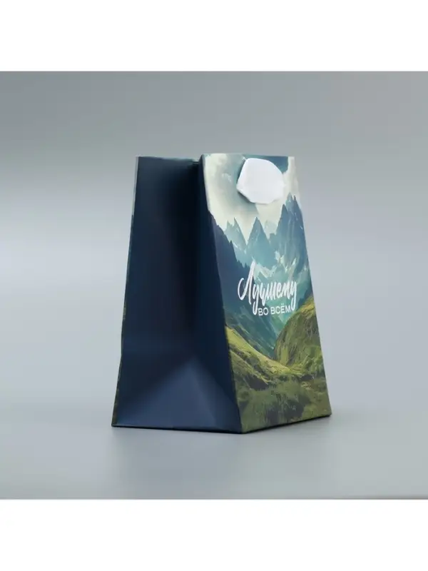 Пакет подарочный ламинированный, упаковка, &laquo;Лучшему во всём&raquo;, 9 х 12 х 6.5 см