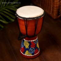 Сувенирный музыкальный инструмент &laquo;Барабан Джембе Узоры&raquo;, 20&times;12&times;12 см, МИКС