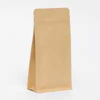 Пакет Zip-lock Крафт с плоским дном 10 х 20 см