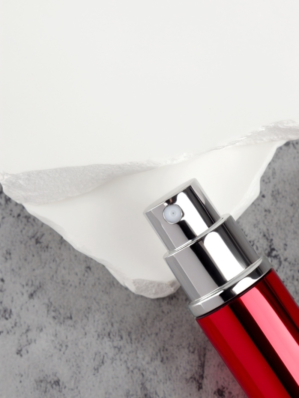 Флакон для парфюма &laquo;Пуля&raquo;, с распылителем, 3 мл, цвет красный