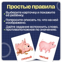 Обучающие карточки &laquo;Первые слова. Противоположности&raquo;, 3+