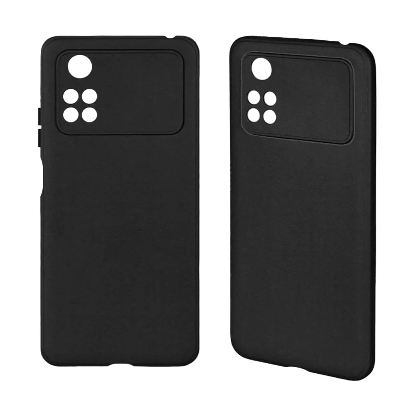 Чехол Xiaomi Poco M4 Pro 4G TPU матовый черный