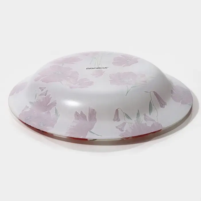 Тарелка суповая Доляна &laquo;Красные маки&raquo;, d=18,5 см