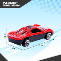 Машинка металлическая &laquo;Рейсинг&raquo;, МИКС