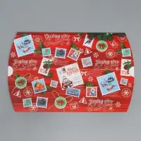 Коробка новогодняя складная фигурная &laquo;Новогодняя посылка&raquo;, 26 х 19 х 4 см