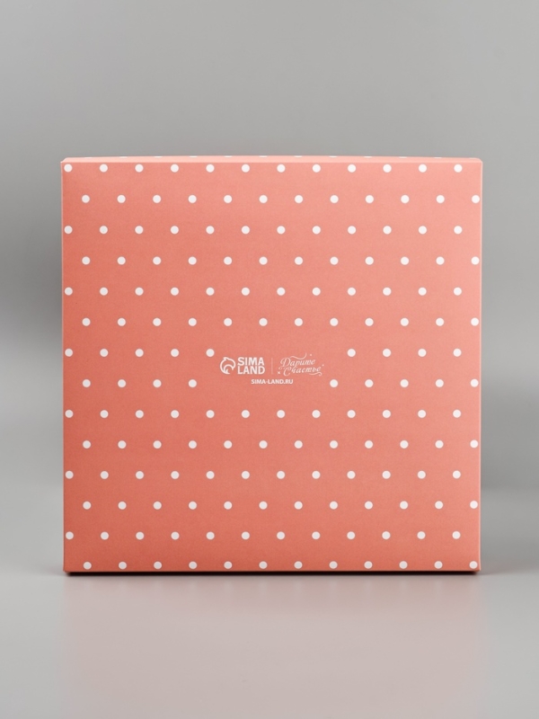 Коробка для цветов с вазой и PVC окнами складная &laquo;Для тебя&raquo;, 23 х 30 х 23 см