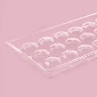 Форма для шоколада и конфет &laquo;Бриллиант&raquo;, 18 ячеек, 22&times;11 см, прозрачная