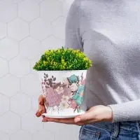 Горшок для цветов Доляна &laquo;Фрезия&raquo;, 800 мл, цвет белый