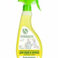 Средство для мытья окон и зеркал Synergetic &laquo;Цветущий лимон&raquo;, 500 мл