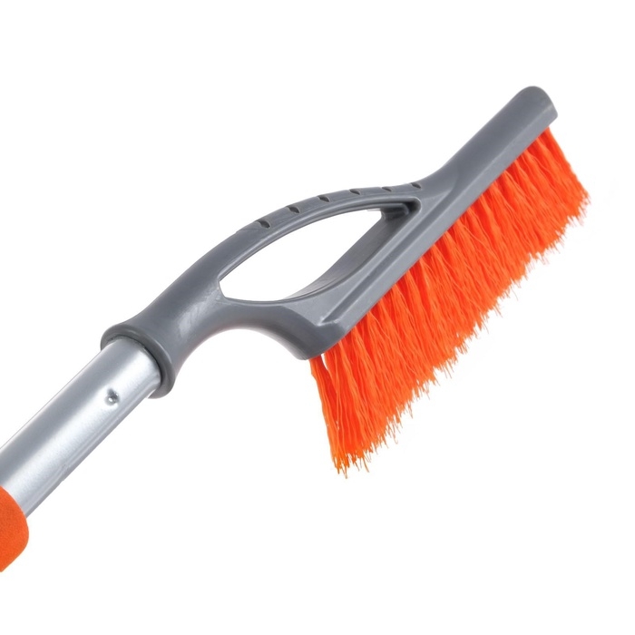 Щетка сметка, со скребком "Pitstop" удлиннённая, Антиснег, 80 см