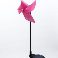 Штекер с подсветкой "Ветерок" розовый, 19х70см