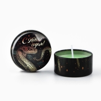 Свеча новогодняя в железной банке &laquo;Новый год: Новогодняя&laquo;Новый год: аромат еловые ветки, 4.8 см