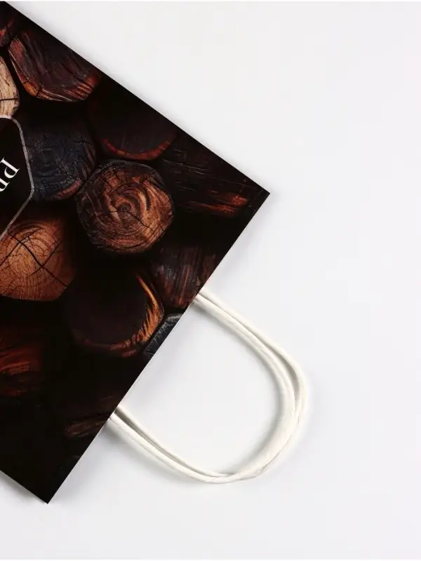 Пакет подарочный крафт Present, 21&times;11&times;27 см