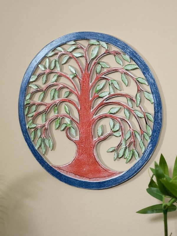 Панно резное МДФ "Древо жизни", 40х40х0,6 см