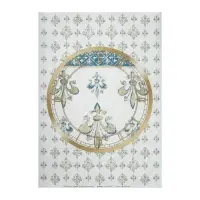 Декупажная карта "Геральдическая лилия" плотность  45г/м2  формат А4 2519222