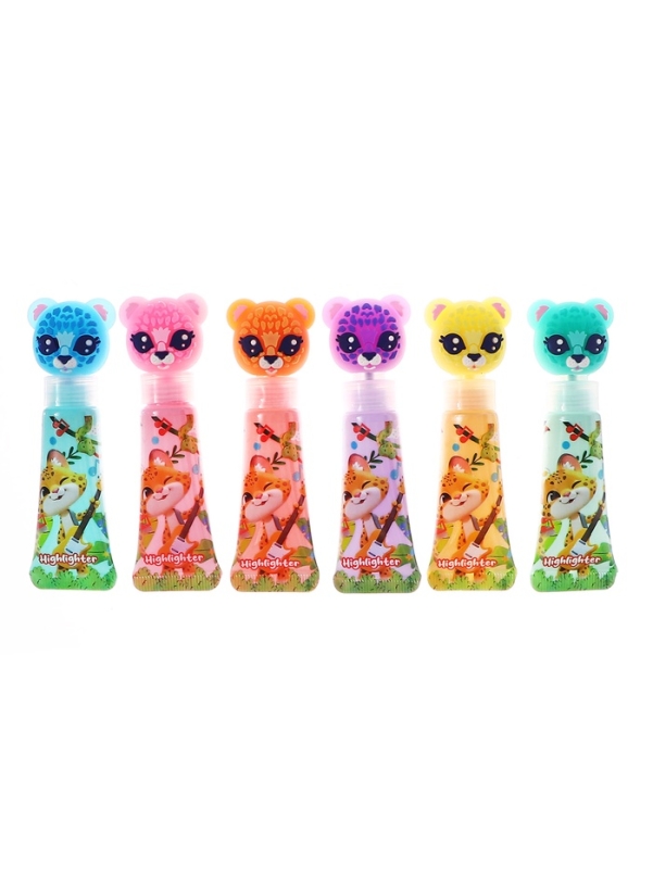 Маркер-текстовыделитель Тигренок МИКС (штрихкод на штуке)