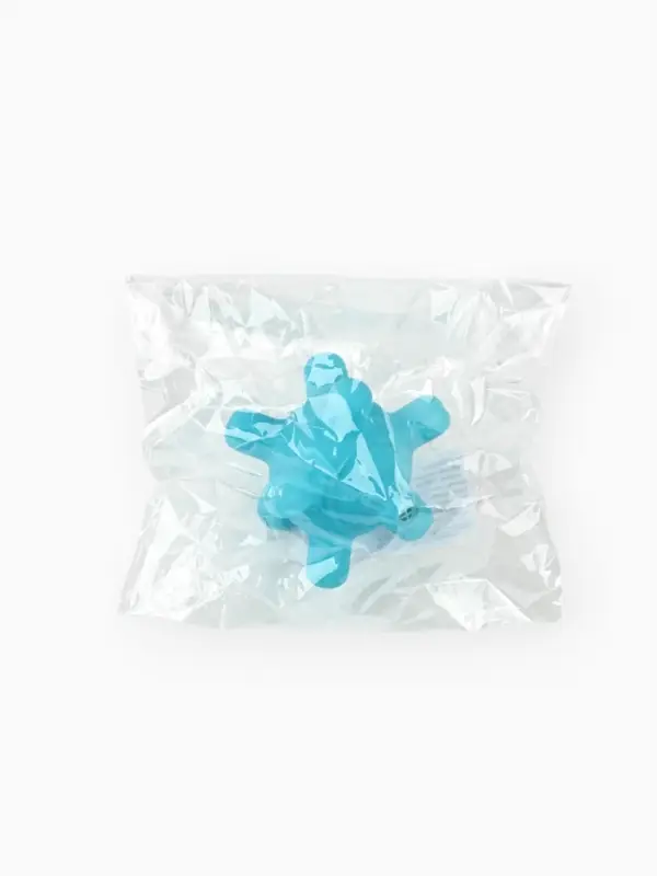 Игрушка пищащая "Мячик, шипы", 5 см, голубая