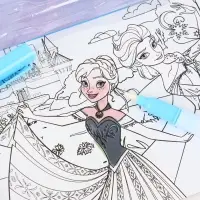 Раскраска водная многоразовая &laquo;Добавь воды&raquo;, с маркером, Холодное сердце