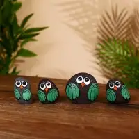 Сувенир "Совёнок" камень 4х3х5 см, МИКС