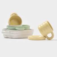 Форма для запекания Доляна &laquo;Зефир&raquo;, 900 мл, 18&times;18 см, квадратная, керамика, зелёная