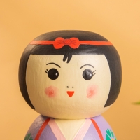 Деревянная кукла кокеши "Зои" 7х7,5х15 см