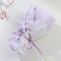 Букет из мыльных лепестков "Сиреневый туман" 11х8х25 см