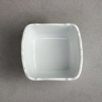 Соусник квадратный &laquo;Волна&raquo;, 250 мл, фарфор, Иран