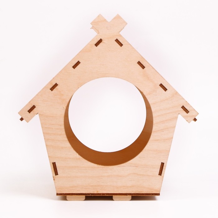 Деревянный скворечник - кормушка для птиц &laquo;Домик&raquo;