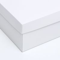 Коробка подарочная складная, упаковка, &laquo;Белая&raquo;, 30 х 20 х 9 см