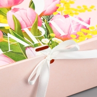 Коробка подарочная, упаковка, &laquo;С 8 марта&raquo;, 31 х 24.5 х 8 см